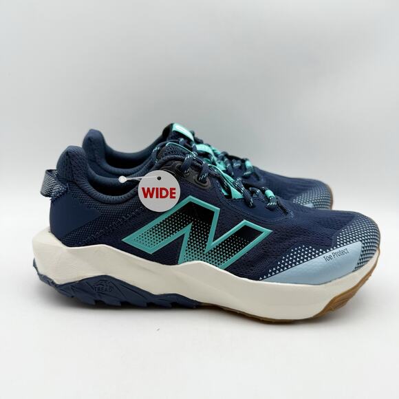New Balance Womens Dynasoft Nitrel V6 Trail Running Sneakers US 5 XW Blue NWOB - Picture 3 of 12